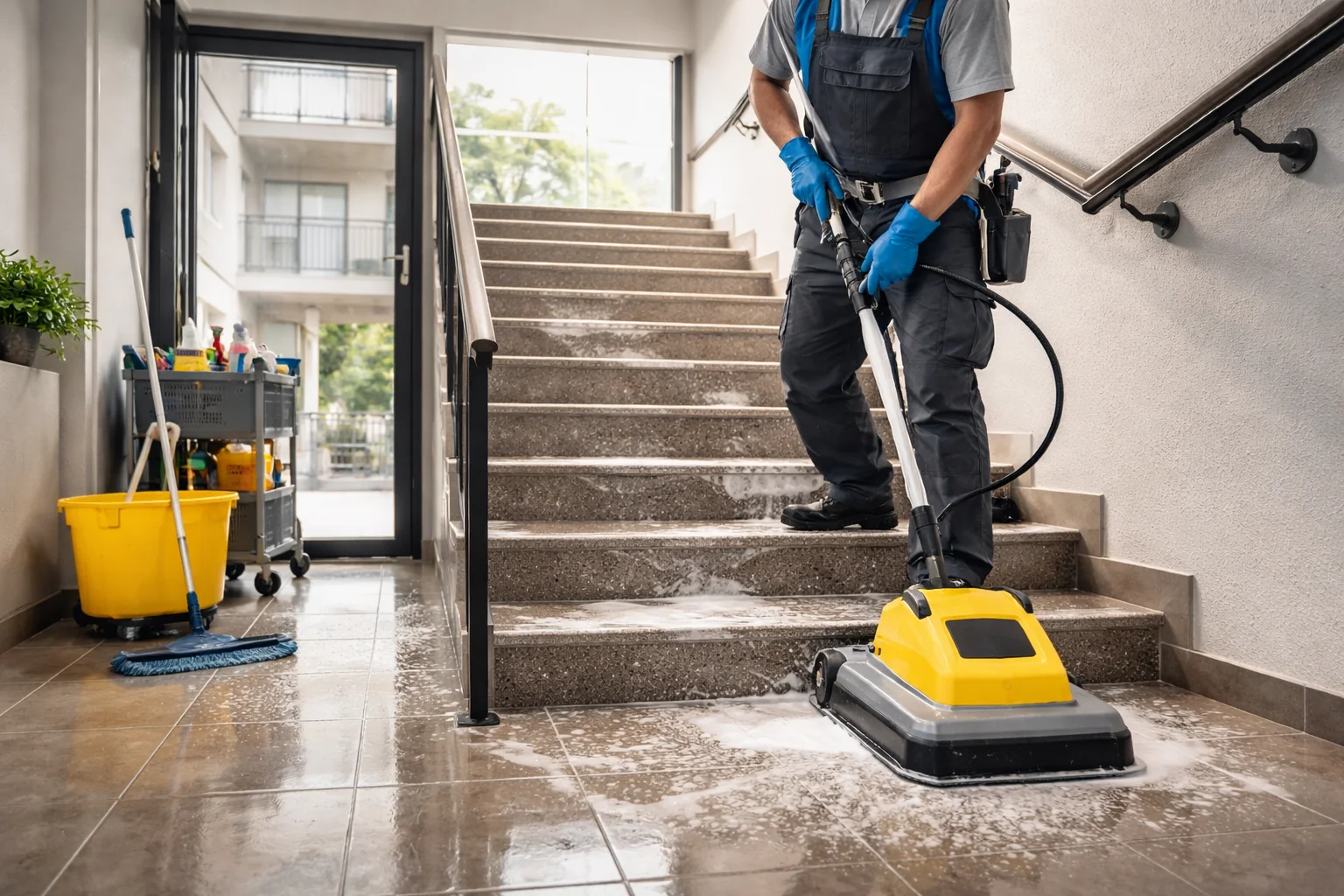 Čišćenje stubišta i zgrada